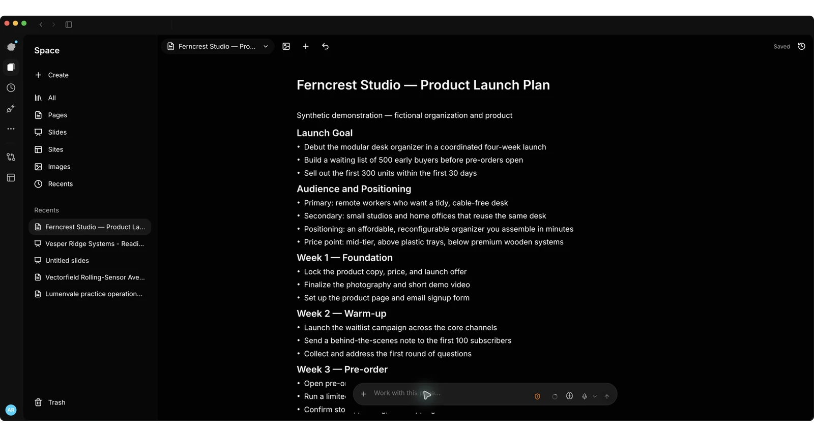 Real Bridge desktop business plan